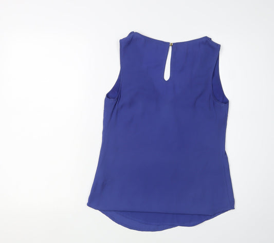 Womens UK Size 8 Oasis Blue  Blouse