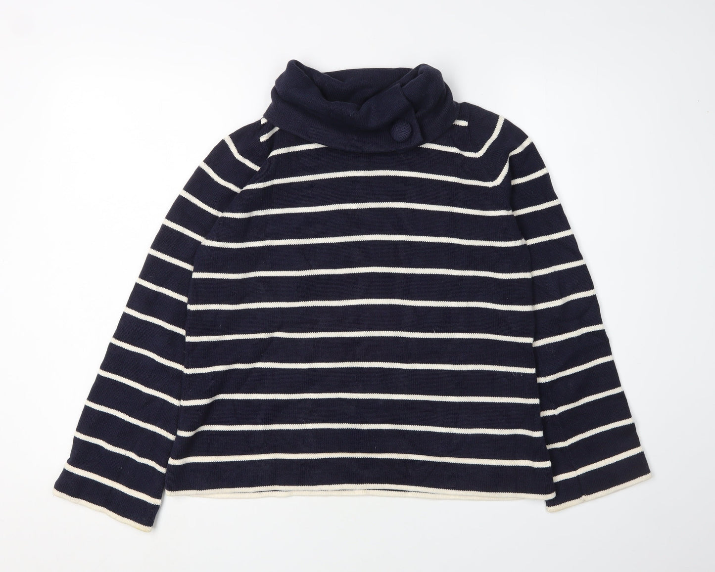 Womens UK Size 14 Marks and Spencer Blue Pullover Jumper
