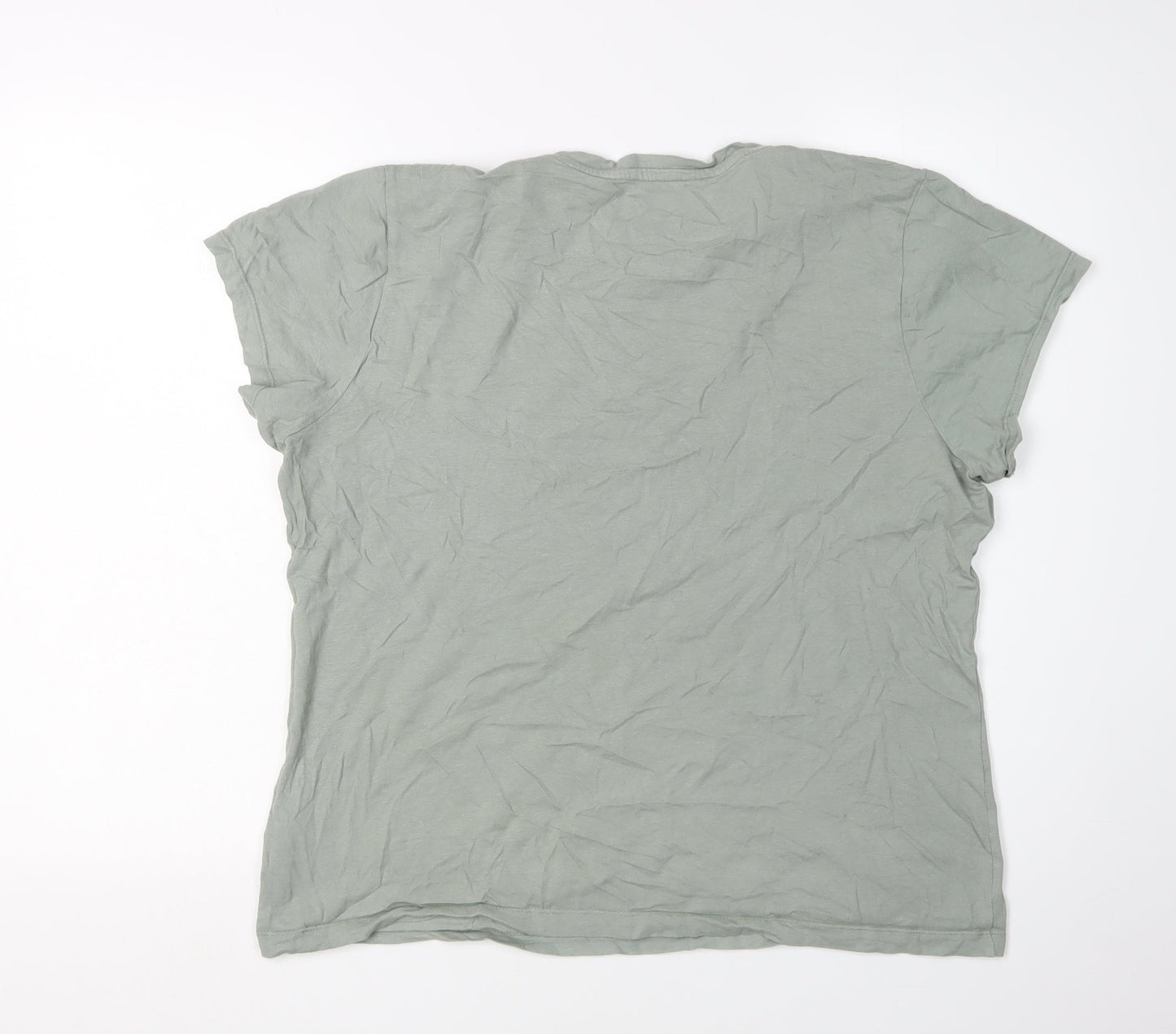 Unisex Adults UK Size M Disney Green  T-Shirt
