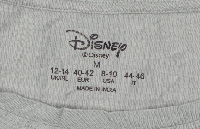 Unisex Adults UK Size M Disney Green  T-Shirt