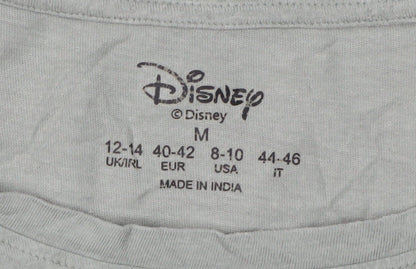 Unisex Adults UK Size M Disney Green  T-Shirt