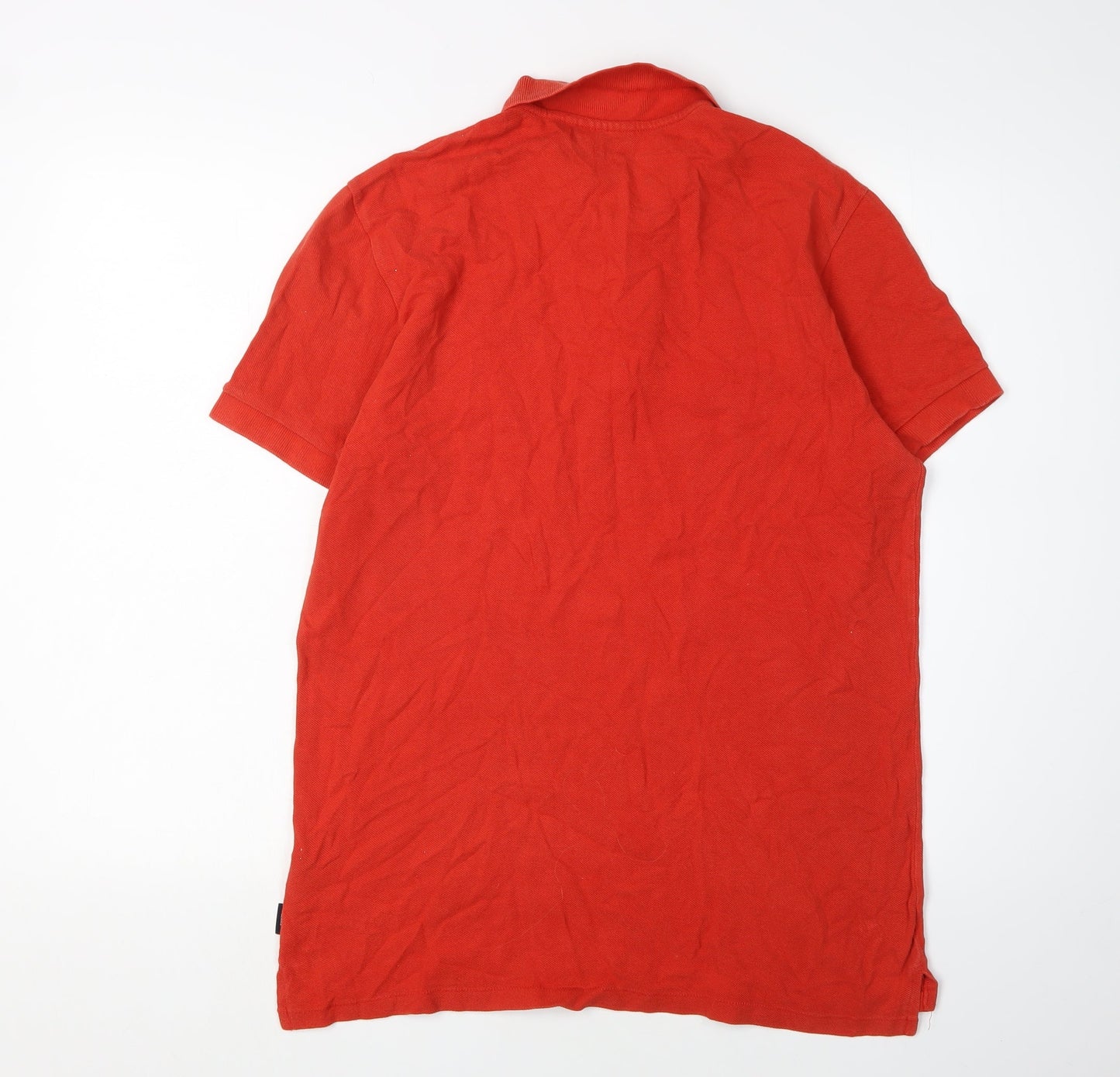 Paul Smith Red Polo Unisex M Cotton Short Sleeve
