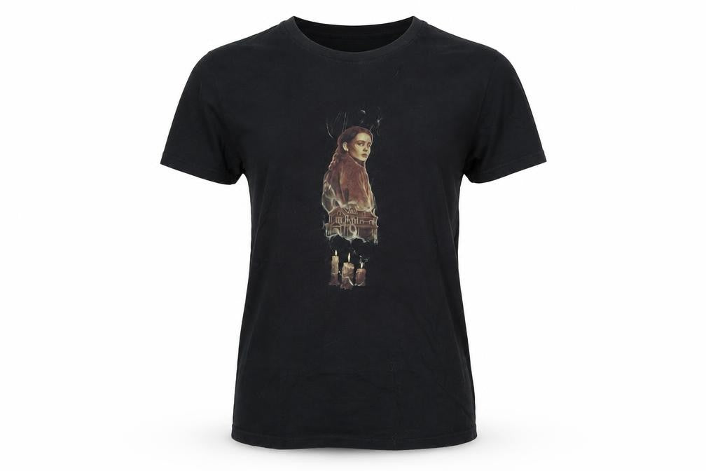Womens UK Size S Netflix Black Basic T-Shirt