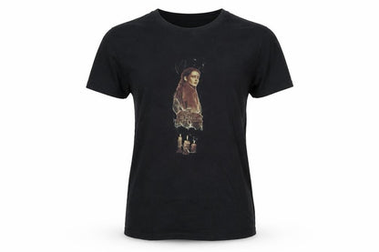 Womens UK Size S Netflix Black Basic T-Shirt