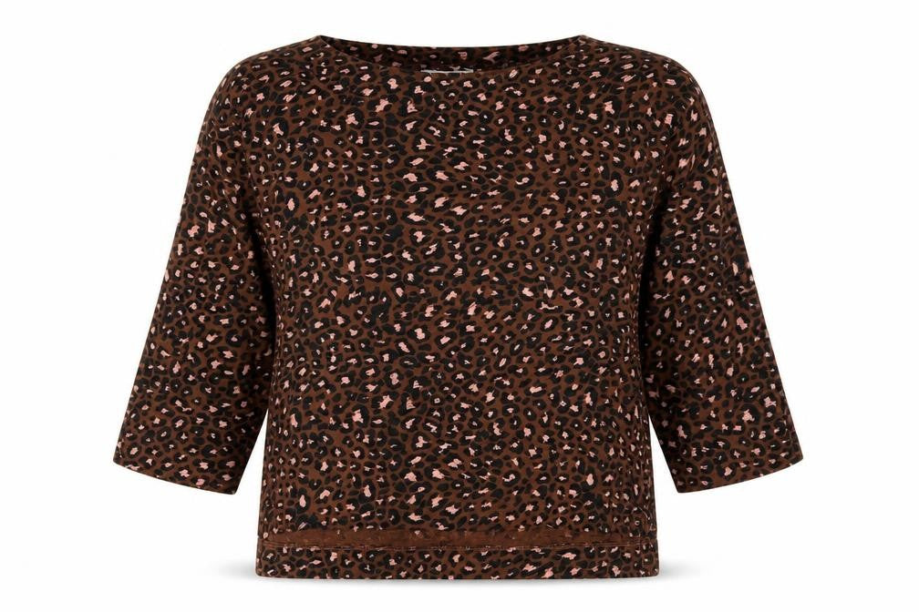 Womens UK Size S Monsoon Brown Basic Blouse