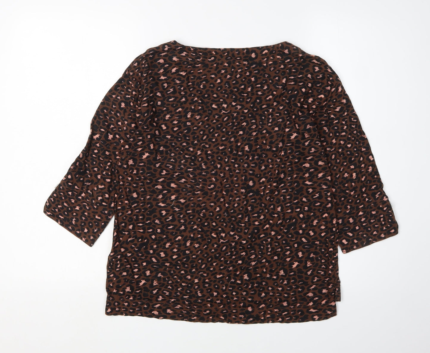 Womens UK Size S Monsoon Brown Basic Blouse