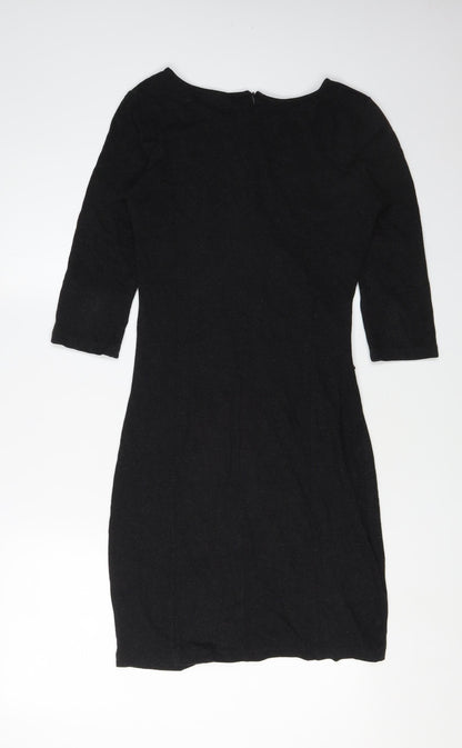 Vila Women's Black Bodycon Dress, Size S - Stylish & Chic