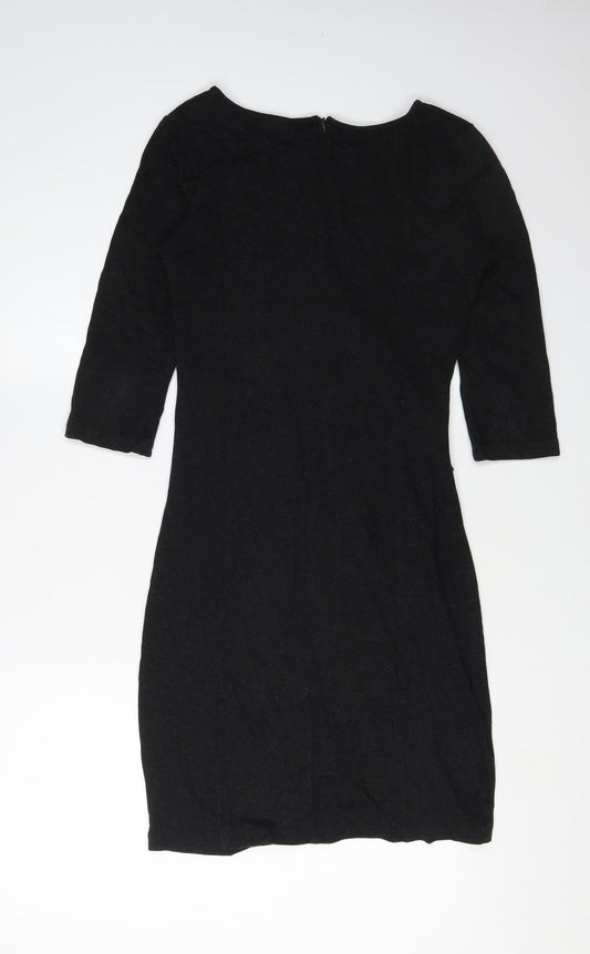 Vila Women's Black Bodycon Dress, Size S - Stylish & Chic