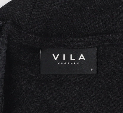 Vila Women's Black Bodycon Dress, Size S - Stylish & Chic