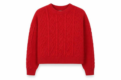 Womens UK Size L Hollister Red Pullover Jumper