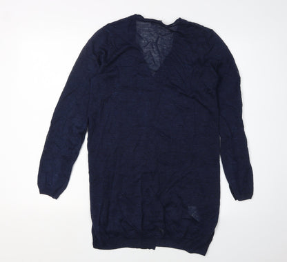 Laura Ashley Women's Blue V-Neck Cardigan Size 10
