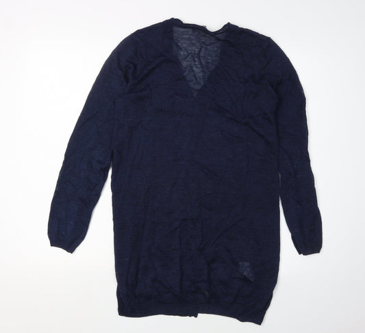 Laura Ashley Women's Blue V-Neck Cardigan Size 10