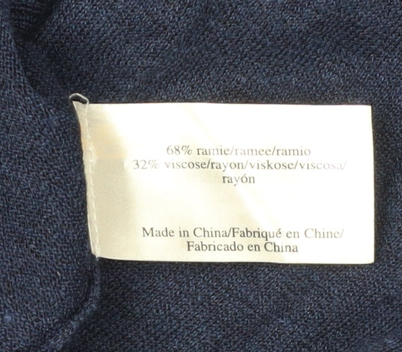 Laura Ashley Women's Blue V-Neck Cardigan Size 10