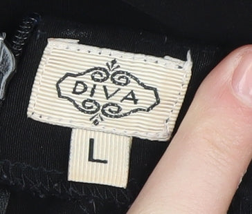 DIVA Black Sheath Women's Dress L - Business Cocktails