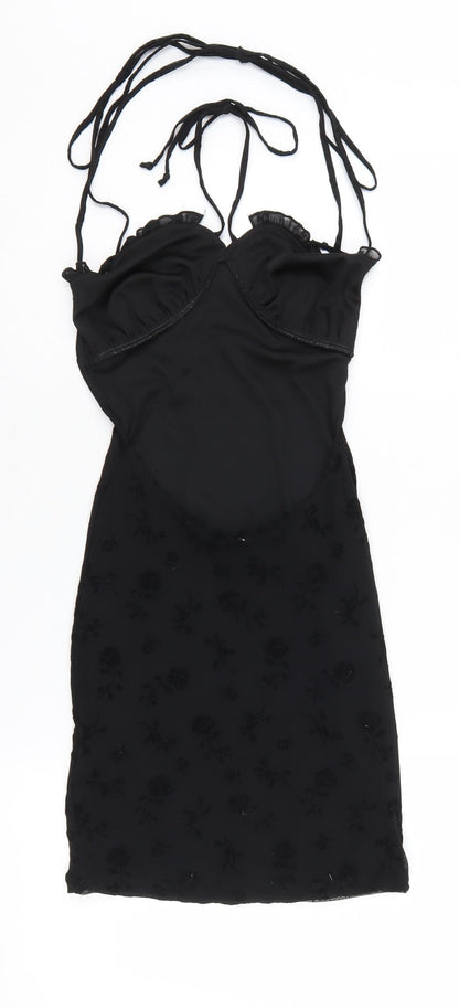 Motel Women's Black Bodycon Mini Dress Size S