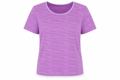 Womens UK Size L Honor Millburn Purple Basic T-Shirt