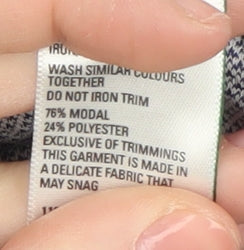 Marks and Spencer Men's Blue Modal Polo Size L