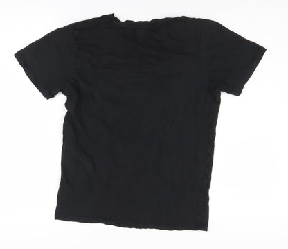 Jack & Jones Men's XS Black Graphic Print T-Shirt