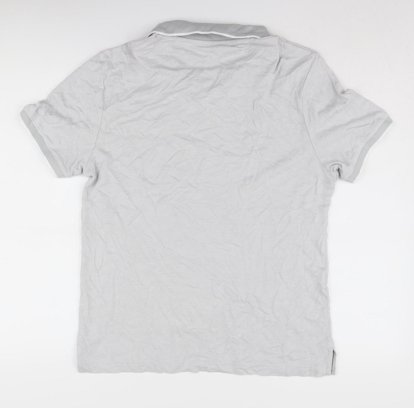 Marks and Spencer Men's Grey Collared Polo M