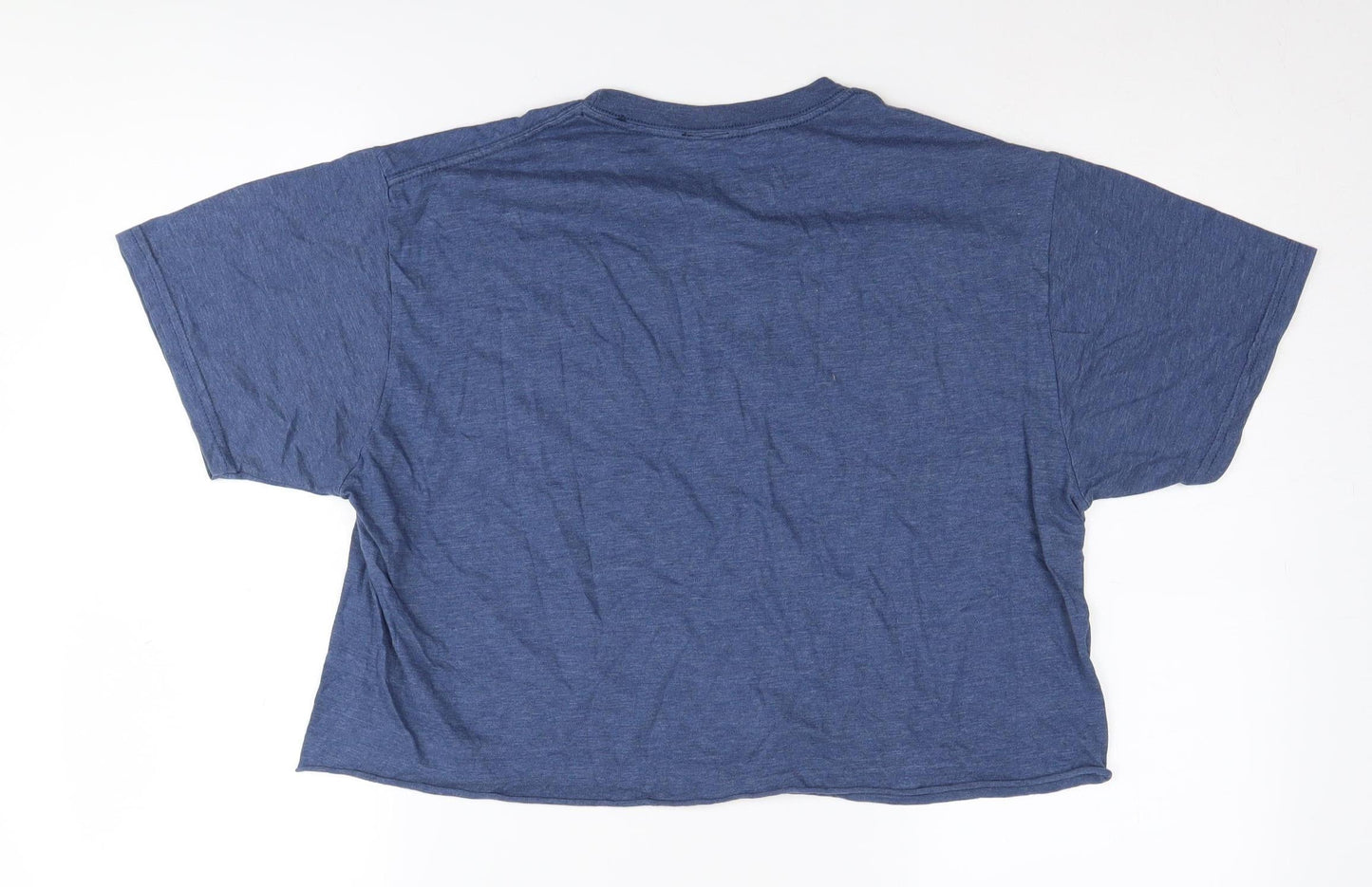 Unisex Adults UK Size L Disney Blue  T-Shirt