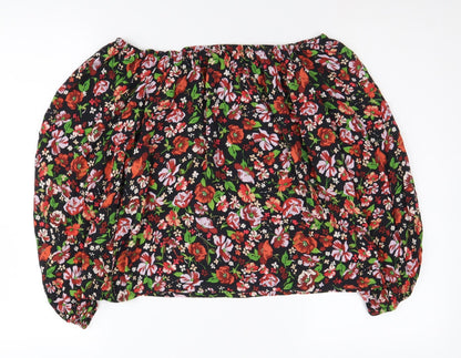 Zara Women's Floral Multicoloured Tunic Blouse, S