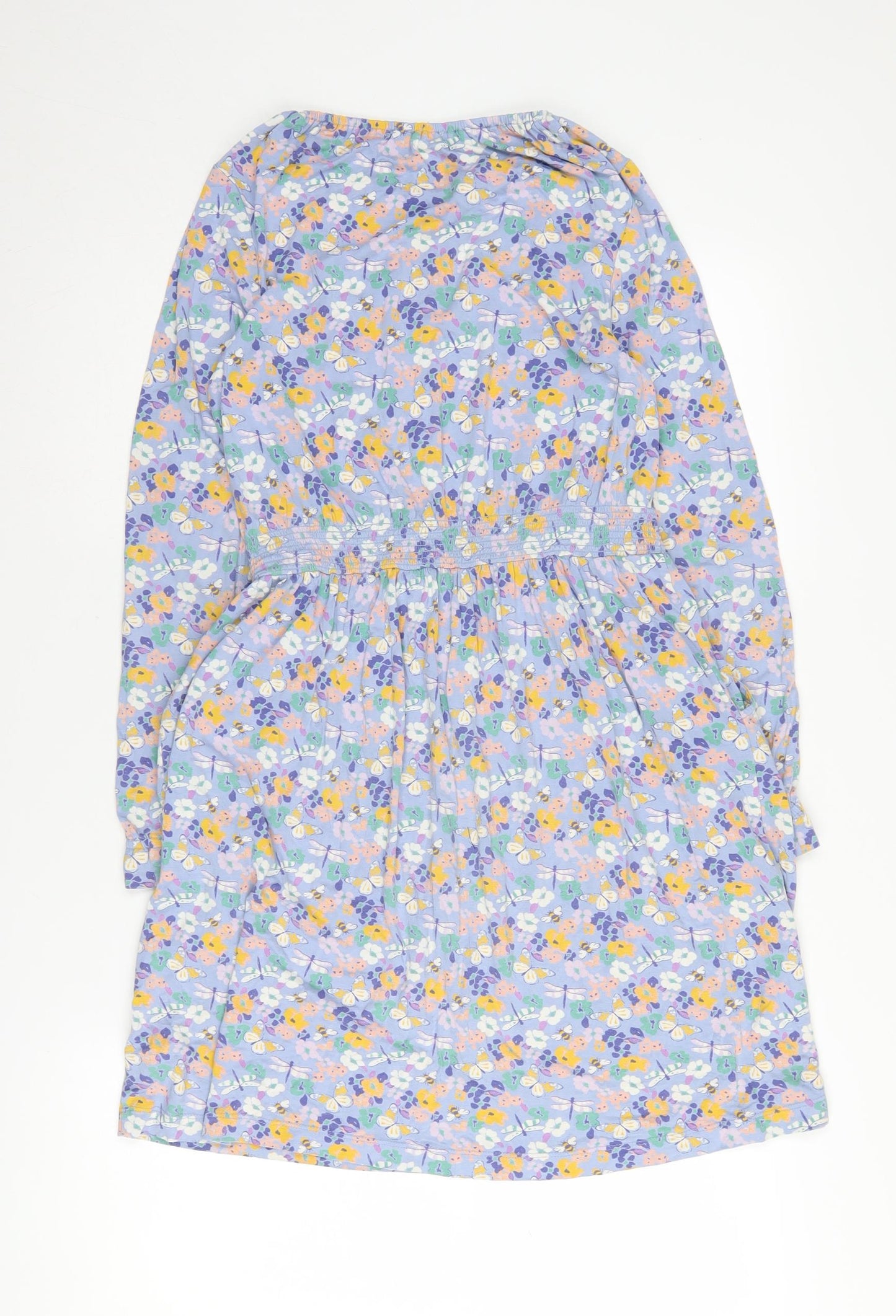 FatFace Girls Multicoloured Floral Knee Length Dress 12-13 Years