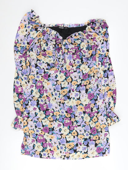 Nasty Gal Women's Floral Shift Dress Size 12
