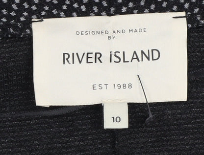 River Island Women's Black Blazer Size 10