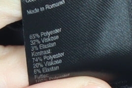 Oasis Women's Black Pencil Dress Size 10 with Peplum