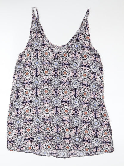 Womens UK Size 14 Dorothy Perkins Multicoloured Basic Tank