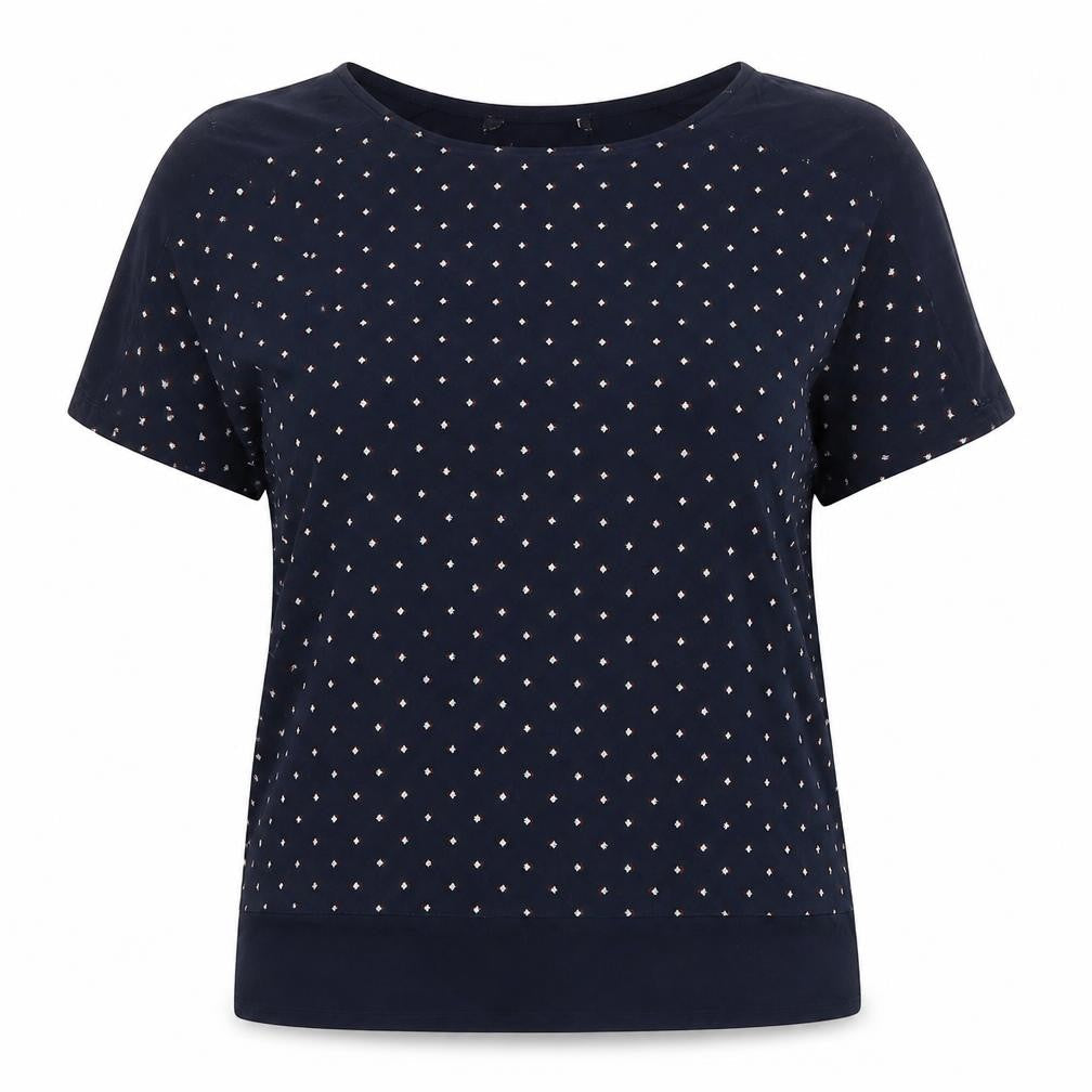 Womens UK Size 12 Marks and Spencer Blue Jersey T-Shirt