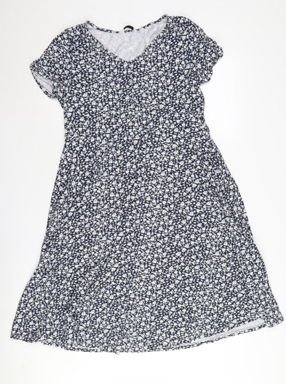 Dorothy Perkins Maternity Blue Floral Wrap Dress