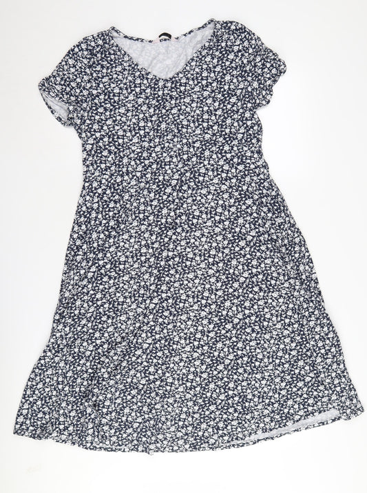 Dorothy Perkins Maternity Blue Floral Wrap Dress