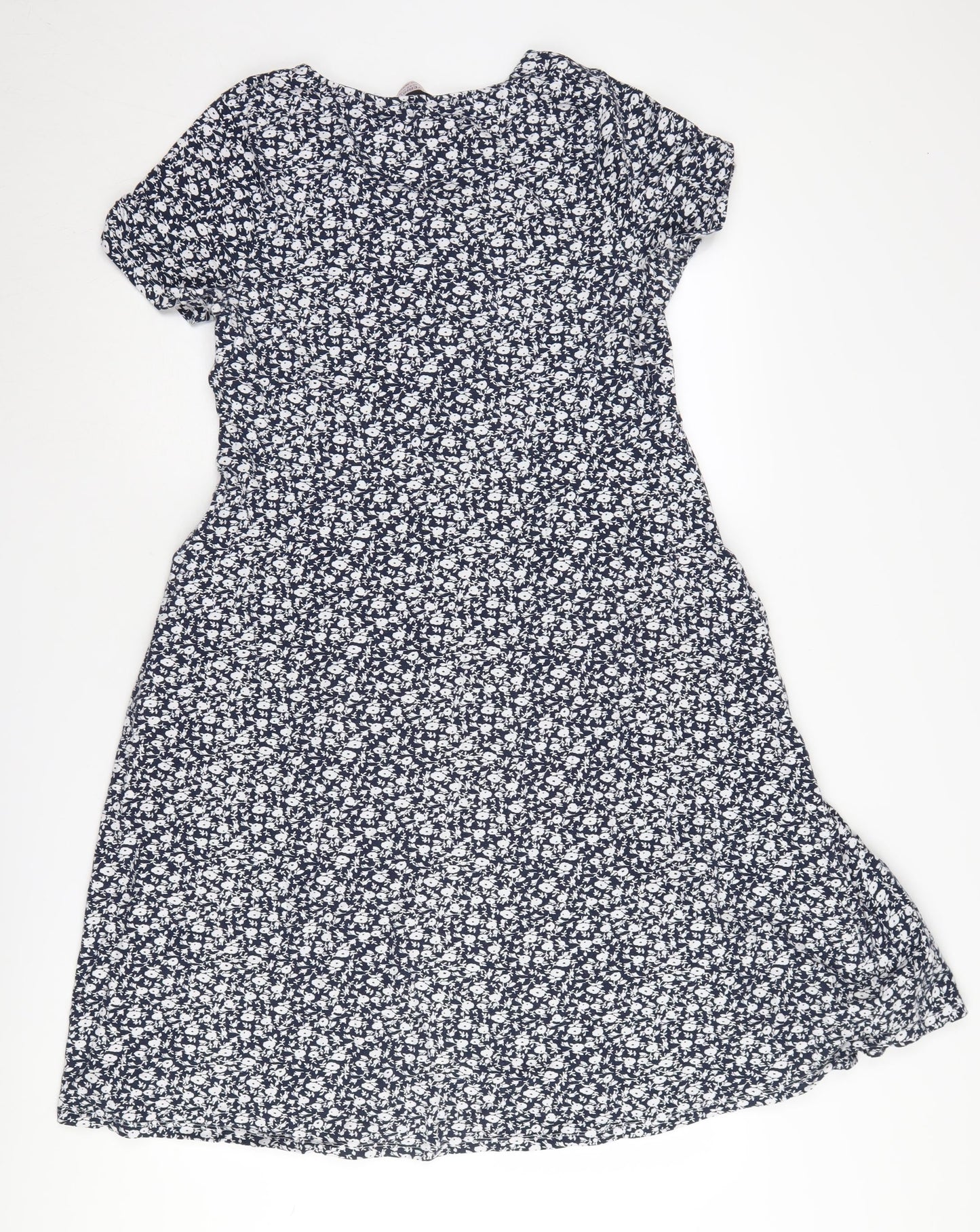 Dorothy Perkins Maternity Blue Floral Wrap Dress