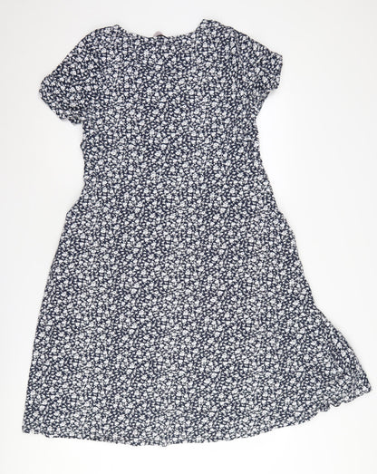 Dorothy Perkins Maternity Blue Floral Wrap Dress