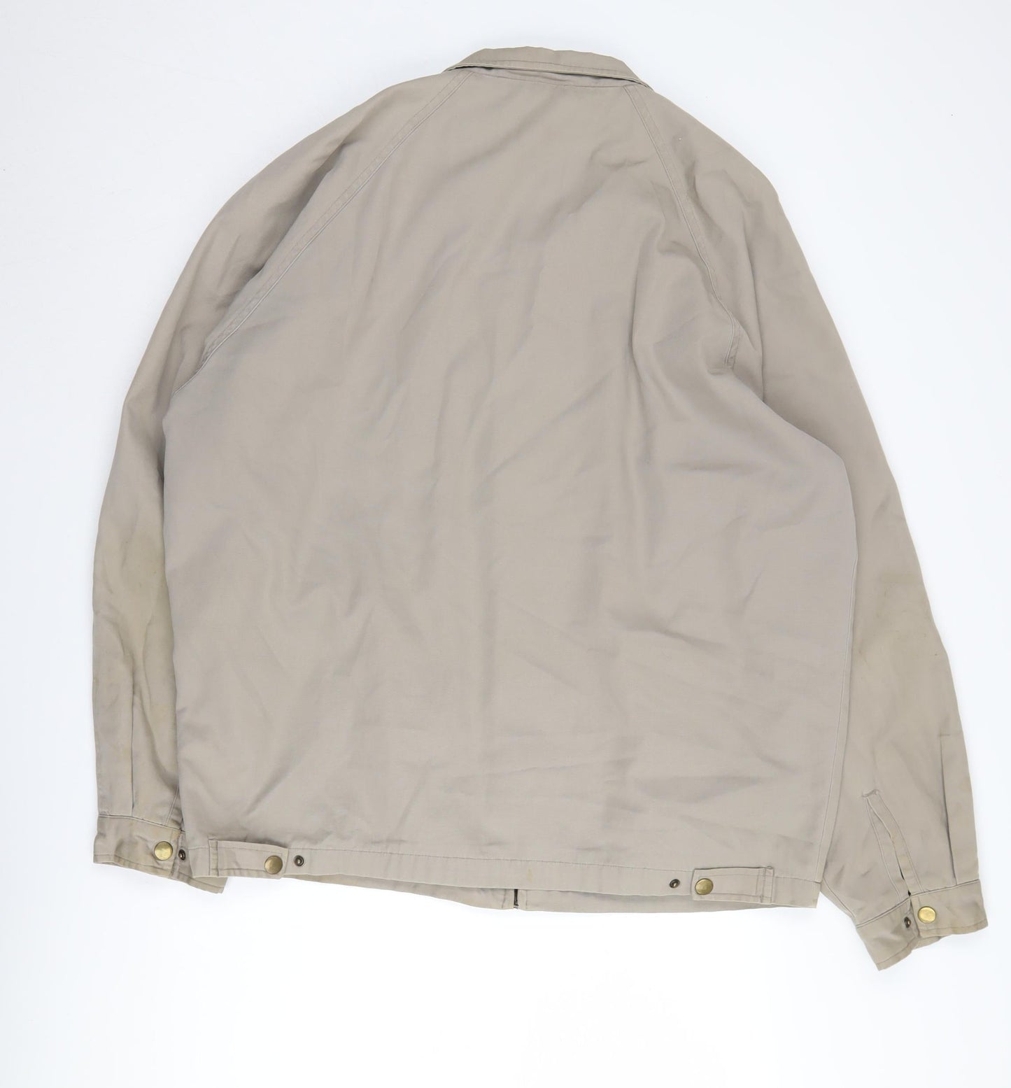 Mens UK Size L NATURAL CLASSICS Beige Windbreaker Coat