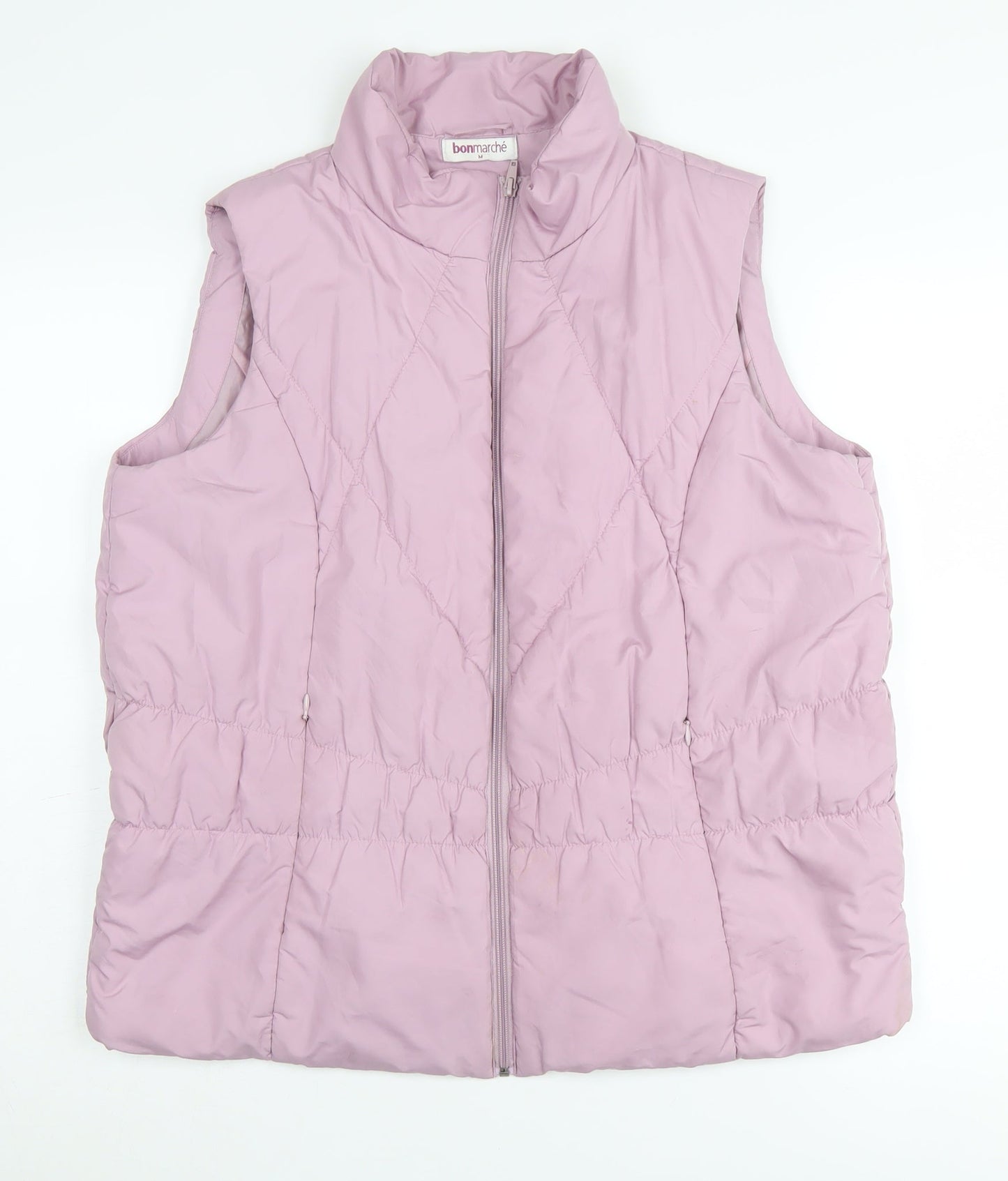 Womens UK Size M Bonmarché Pink Puffer Jacket