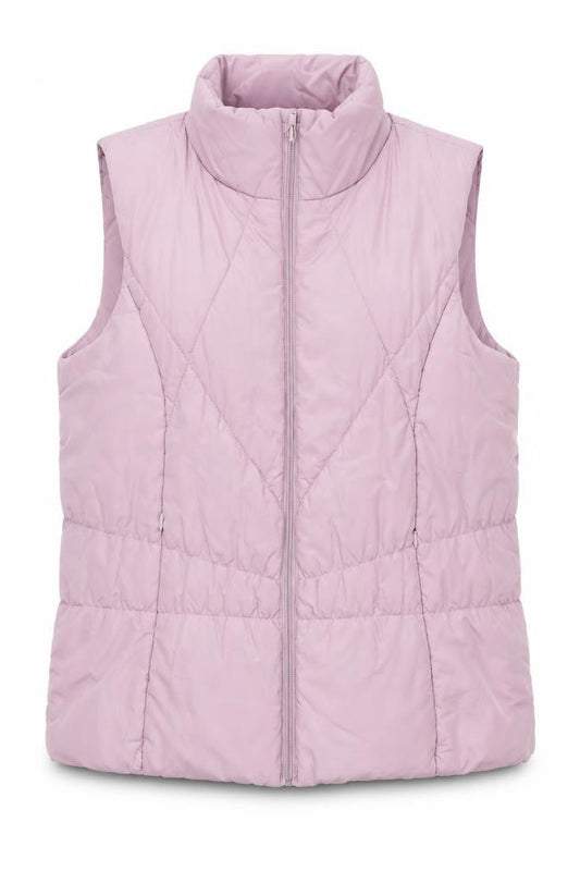 Womens UK Size M Bonmarché Pink Puffer Jacket