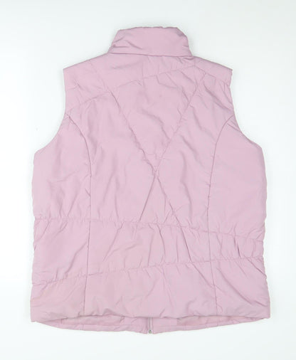 Womens UK Size M Bonmarché Pink Puffer Jacket