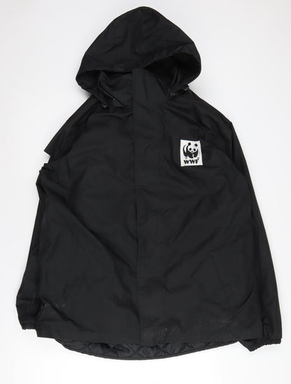 Unisex Adults UK Size M Result Core Black Hooded