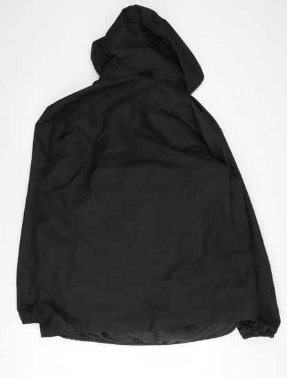 Unisex Adults UK Size M Result Core Black Hooded