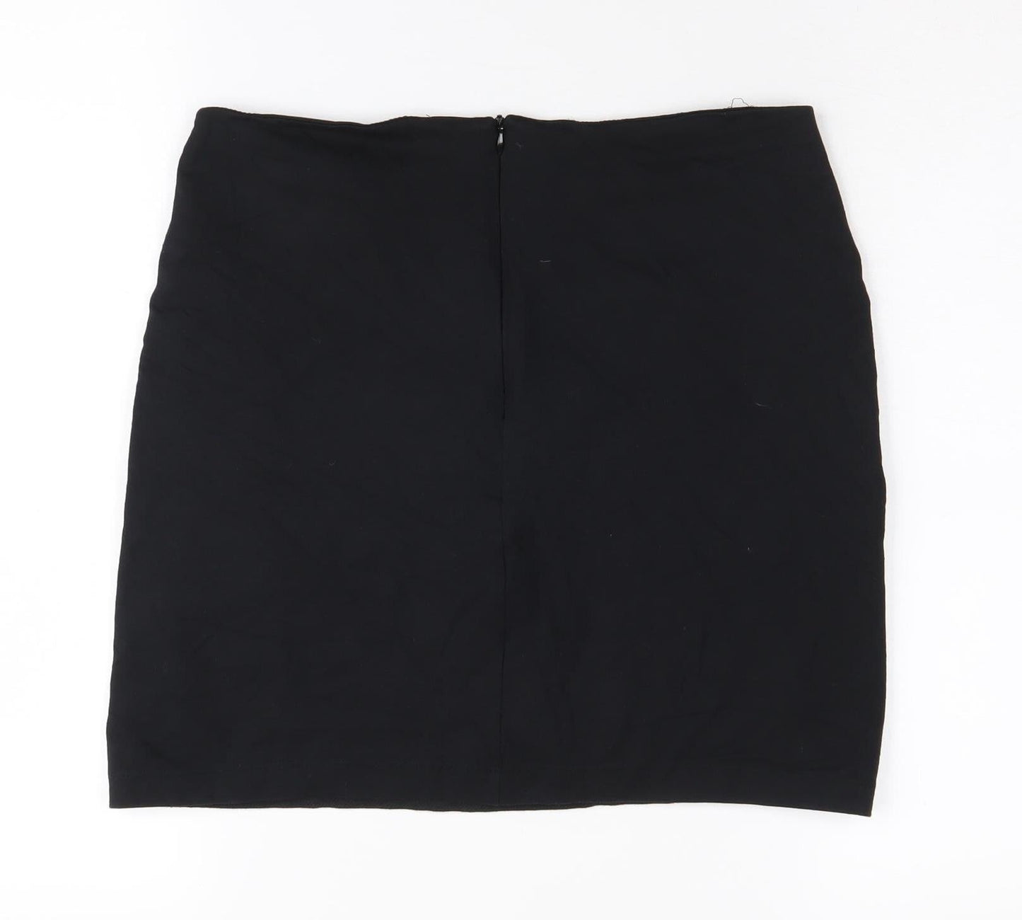 H&M Women's Black Geometric Knit Skirt, Size S