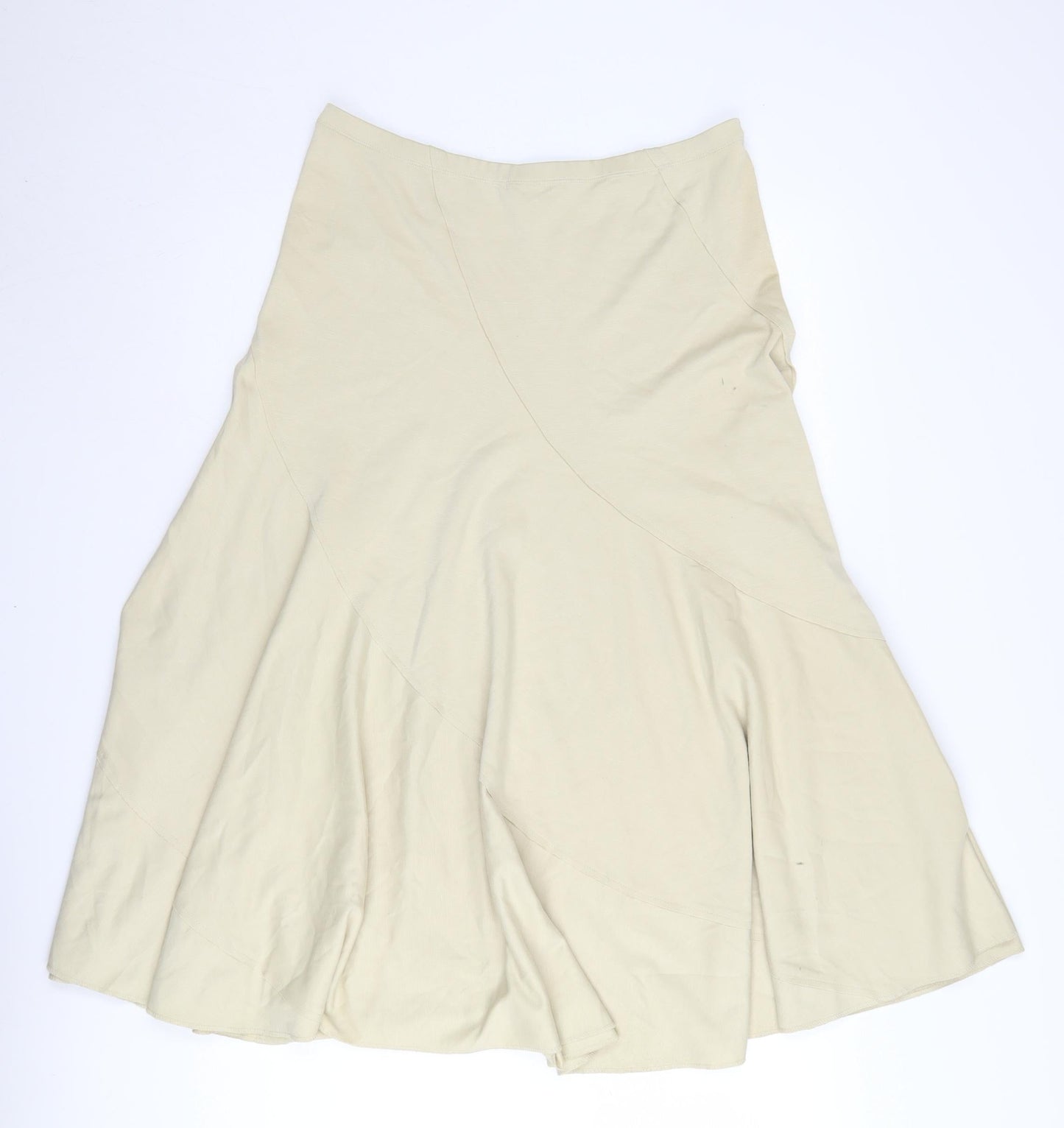 Viz-A-Viz Women's Beige A-Line Skirt Size 12