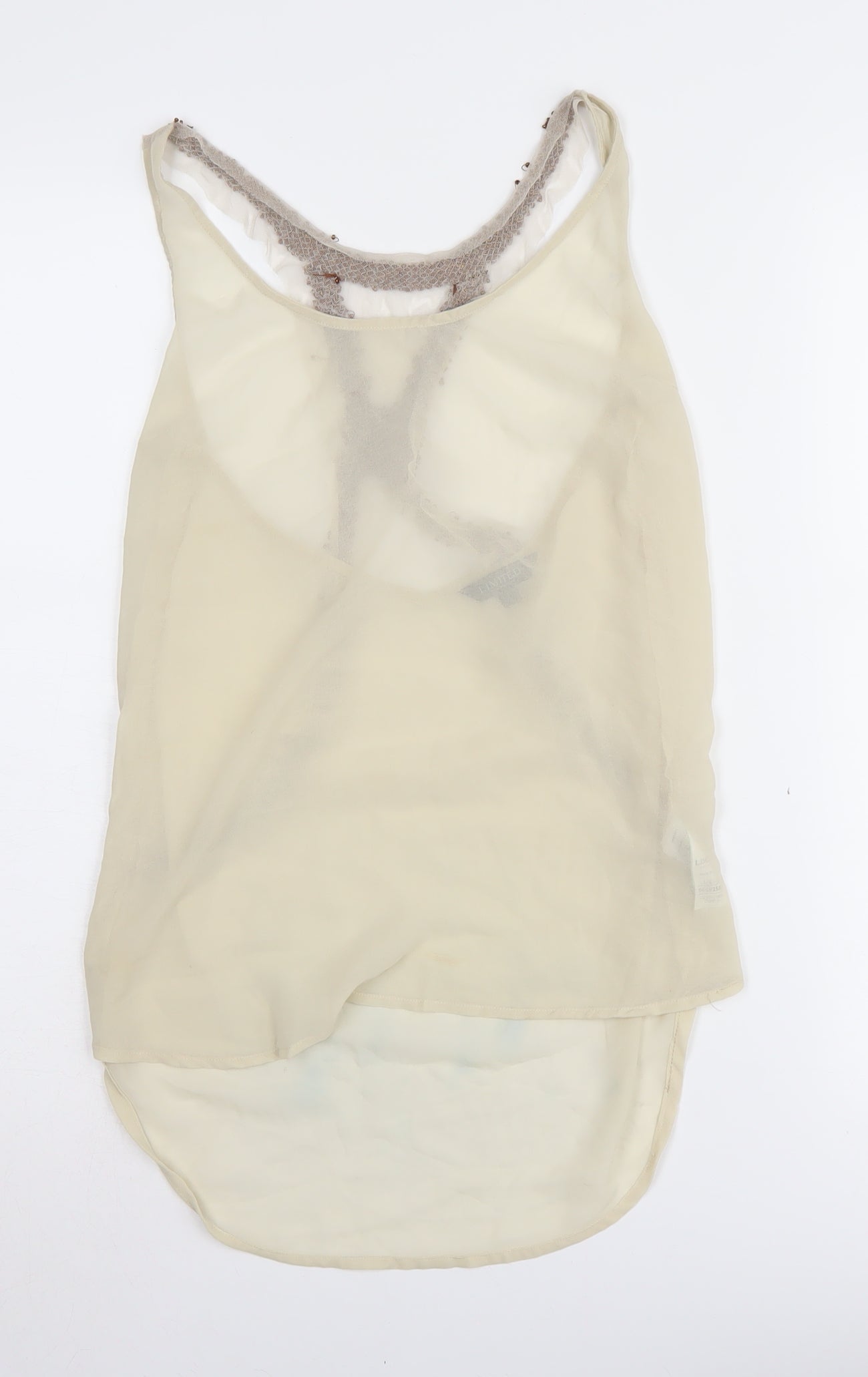 Womens UK Size 6 Marks and Spencer Beige Camisole Tank