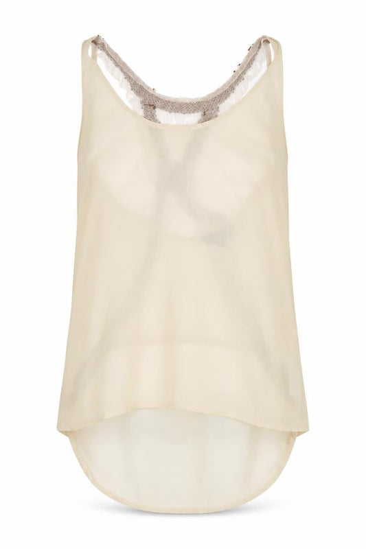 Womens UK Size 6 Marks and Spencer Beige Camisole Tank
