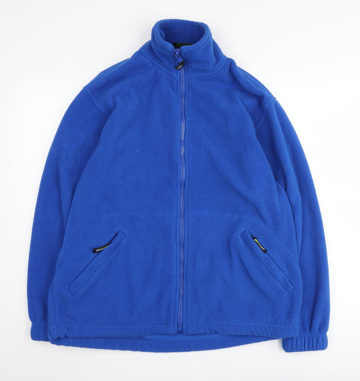 Mens UK Size M MIG Blue Fleece Jacket