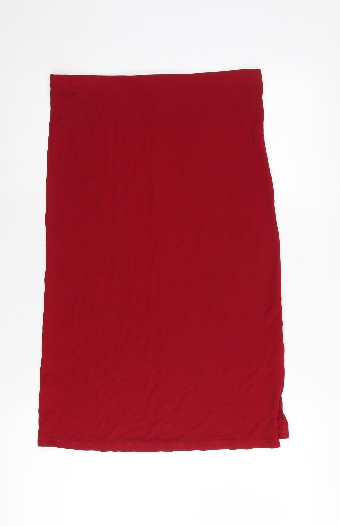 Oasis Women's Red Pencil Skirt, Size 14 - Smart Casual