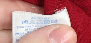 Oasis Women's Red Pencil Skirt, Size 14 - Smart Casual