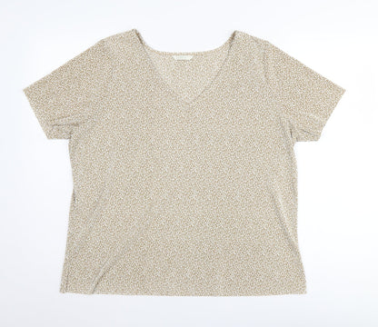 Womens UK Size 20 Marks and Spencer Beige  Blouse