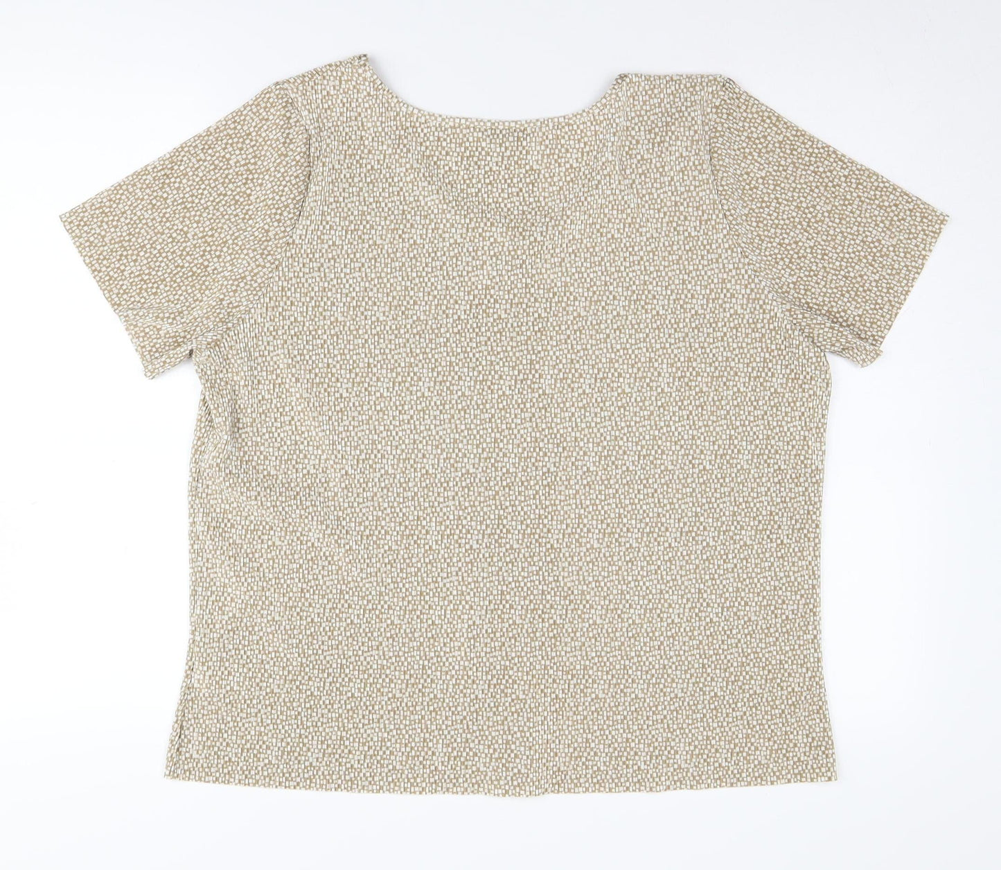 Womens UK Size 20 Marks and Spencer Beige  Blouse
